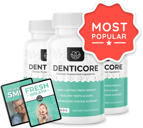 DentiCore - 3 Bottles + 2  Ebooks